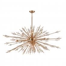  12769/31 - Starburst 72'' Wide 31-Light Chandelier - Satin Brass