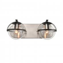  18641/2 - Davenay 16'' Wide 2-Light Vanity Light - Satin Nickel