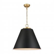  68165/3 - Vellus 20.5'' Wide 3-Light Pendant - Matte Black