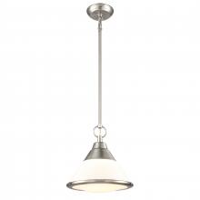  81445/1 - Sven 12'' Wide 1-Light Pendant - Satin Nickel