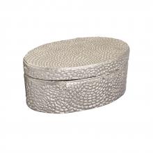 ELK Home Plus H0807-10659 - Oval Pebble Box - Small Nickel