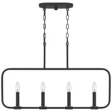 Quoizel ABR432MBK - Abner Island Chandelier