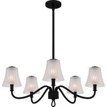  MCK5030MBK - McKinney 5-Light Matte Black Chandelier