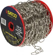  79/201 - 11 Gauge Chain; Nickel Finish; 50 Yards (150 Feet) To Reel; 1 Reel To Master; 15lbs Max