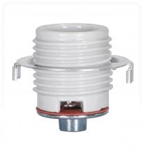  80/1073 - Keyless Threaded Porcelain Socket With Cap And Ring; 1/8 IPS; CSSNP Screw Shell; Glazed; 660W; 250V;