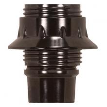  80/1094 - Candelabra European Style Socket; Brown Phenolic; 4 Piece; Full Uno Thread and Ring; 1/8 IP Screw