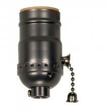  80/2315 - On-Off Pull Chain Socket; 1/8 IPS; Aluminum; Dark Antique Brass Finish; 660W; 250V