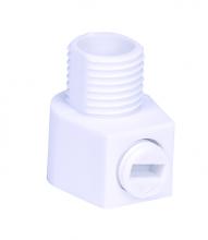  80/2342 - White 1/8 IP Strain Relief With Set Screw For 18/2 SVT Wire