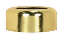  80/2452 - Candelabra Candle Follower; Brass Plated Finish; 7/8" Inside Diameter; 7/16" Height