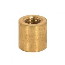  90/2156 - Brass Coupling; Unfinished; 5/8" Long; 5/8" Diameter; 1/4 IP