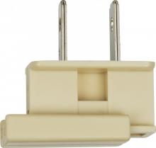  90/716 - Slide Plug; Polarized; 18/2-SPT-1; 8A-125V; Ivory Finish