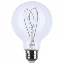  S11528 - 6 Watt LED; Reminiscent; Flex Gray Filament; G25 Loop; Medium Base; 2700K CCT; Clear; 120 Volt