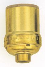  S70/420 - Keyless Standard Socket; Brite Gilt Finish