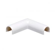  S70/831 - White Flat Elbow Wire Cover