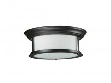  2004F13-BRZ - 2 Light Flush Mount