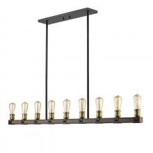  472-9L-RM - 9 Light Linear Chandelier