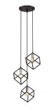  478-3MB-BN - 3 Light Chandelier