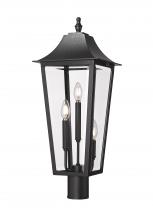  5008PHBR-BK - 3 Light Outdoor Post Mount Fixture