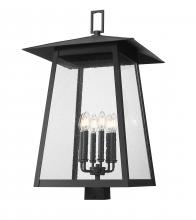  5015PHXXLS-BK - 6 Light Outdoor Post Mount Fixture