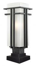  549PHB-SQPM-BK - 1 Light Outdoor Pier Mounted Fixture