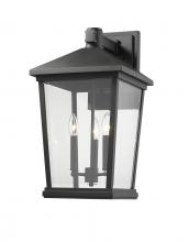  568XL-BK - 3 Light Outdoor Wall Light