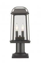  574PHMR-533PM-ORB - 2 Light Outdoor Pier Mounted Fixture