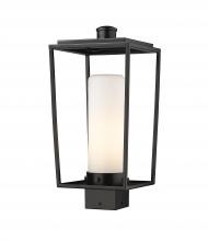  595PHMS-BK - 1 Light Outdoor Post Mount Fixture