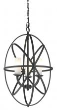  6027-3S-BRZ - 3 Light Chandelier