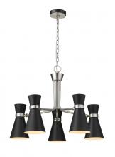  728-5MB-BN - 5 Light Chandelier