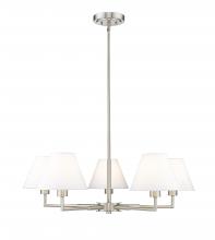  744-34R-BN - 5 Light Chandelier