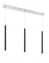  917MP24-MB-LED-3LBN - 3 Light Linear Chandelier