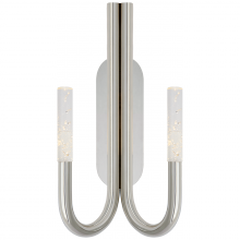  KW 2283PN-SG - Rousseau Double Wall Sconce