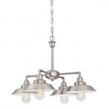  6354500 - 4 Light Chandelier/Semi-Flush Brushed Nickel Finish