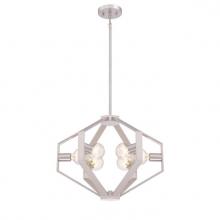  6577100 - 6 Light Chandelier Brushed Nickel Finish