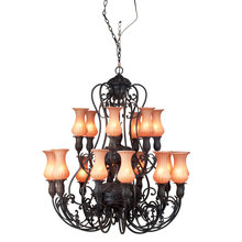 Eurofase 17495-011 - Richtree, 18Lt Chandelier, Bronze