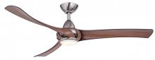  WR1462NWAL - Droid LED Nickel Walnut Ceiling Fan