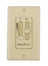  WSC4402IV - Dual Fan Light Wall Control Ivory