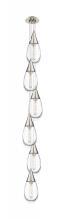  106-450-1P-SN-G450-6CL - Malone - 6 Light - 8 inch - Brushed Satin Nickel - Multi Pendant