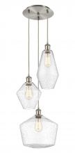  113B-3P-SN-G654-MU - Cindyrella 3 Light 14 inch Multi-Pendant