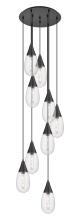 Innovations Lighting 119-450-1P-BK-G450-6SCL - Malone - 9 Light - 20 inch - Matte Black - Multi Pendant