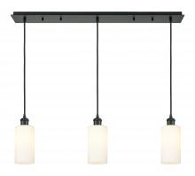  123B-3P-BK-G434-7WH - Crown Point - 3 Light - 37 inch - Matte Black - Linear Pendant