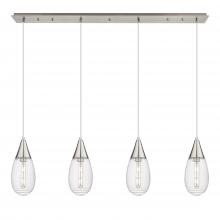  124-450-1P-SN-G450-6SCL - Malone - 4 Light - 50 inch - Brushed Satin Nickel - Linear Pendant