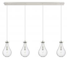 Innovations Lighting 124-451-1P-PN-G451-7CL - Owego - 4 Light - 49 inch - Polished Nickel - Linear Pendant