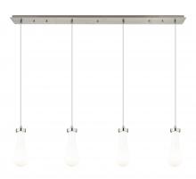 Innovations Lighting 124-451-1P-SN-G451-4GWH - Owego - 4 Light - 49 inch - Brushed Satin Nickel - Linear Pendant