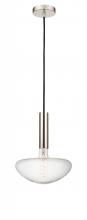  198-1P-PN-BB250LED - Edison - 1 Light - 10 inch - Polished Nickel - Cord hung - Mini Pendant