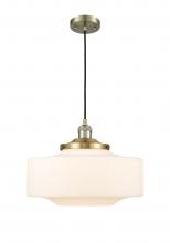  201C-AB-G691-16 - Bridgeton - 1 Light - 16 inch - Antique Brass - Cord hung - Mini Pendant