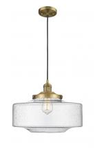  201C-BB-G694-16 - Bridgeton - 1 Light - 16 inch - Brushed Brass - Cord hung - Mini Pendant