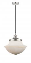  201CSW-PN-G541 - Oxford - 1 Light - 12 inch - Polished Nickel - Cord hung - Mini Pendant