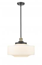 Innovations Lighting 201S-BAB-G691-16 - Bridgeton - 1 Light - 16 inch - Black Antique Brass - Stem Hung - Mini Pendant