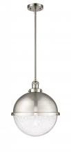  201S-SN-HFS-124-SN - Hampden - 1 Light - 13 inch - Brushed Satin Nickel - Stem Hung - Pendant